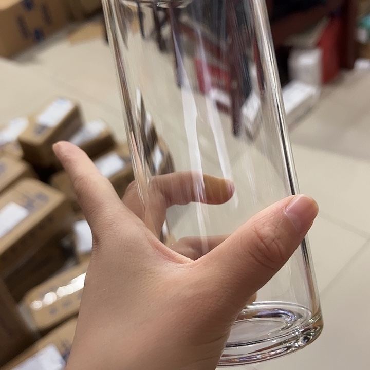 5305307721单层烫手玻璃杯530➕杯套