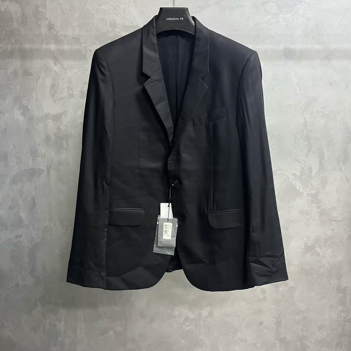 alexander mcqueen 黑色纯色西装夹克外套/46