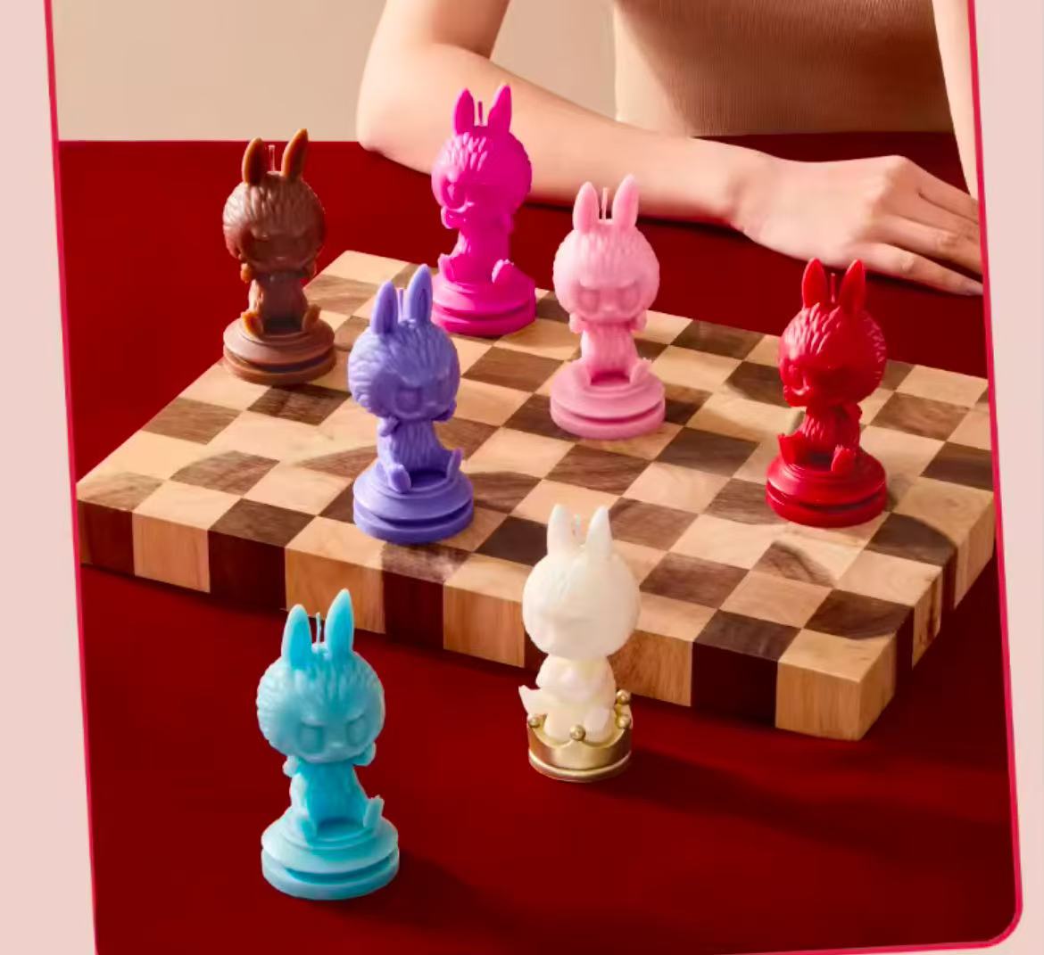 第3波杏花400%【默认开盒】 坐坐 马卡龙  labubu 盲盒 潮玩