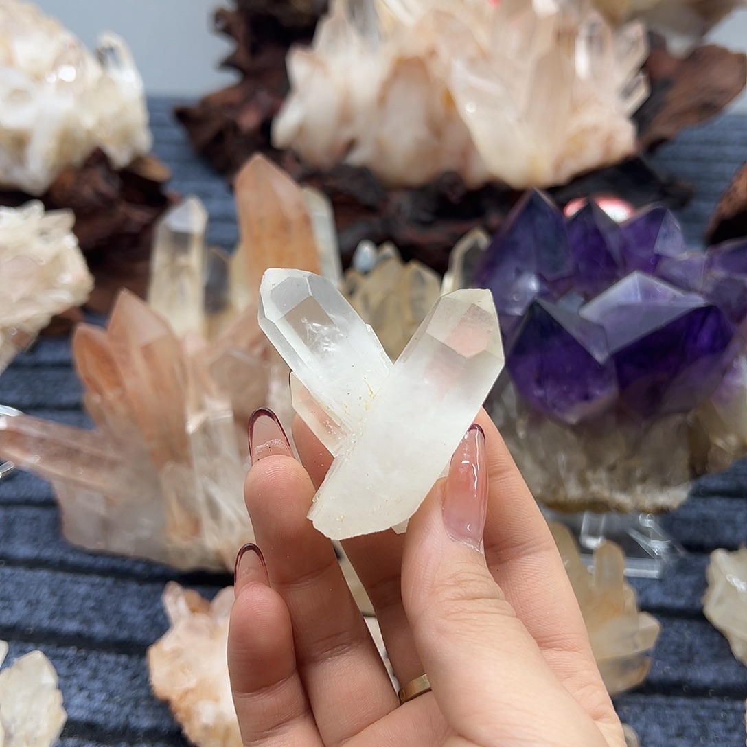 一***奇水晶银S925镶嵌珠宝半成品