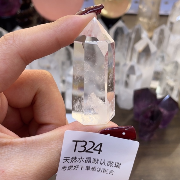 水晶水晶柱子未镶嵌