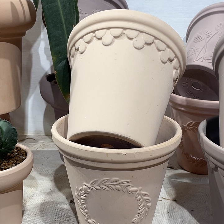 红陶16×14花盆两个