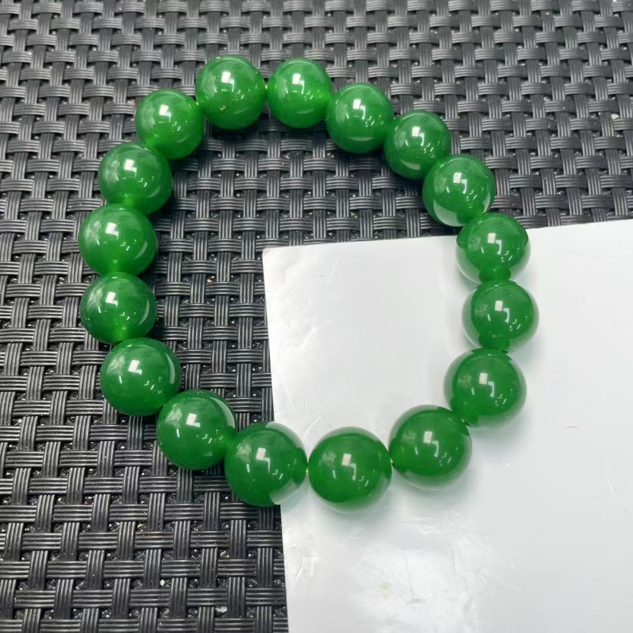 【大喜儿】满绿12m手链-12WQ1463