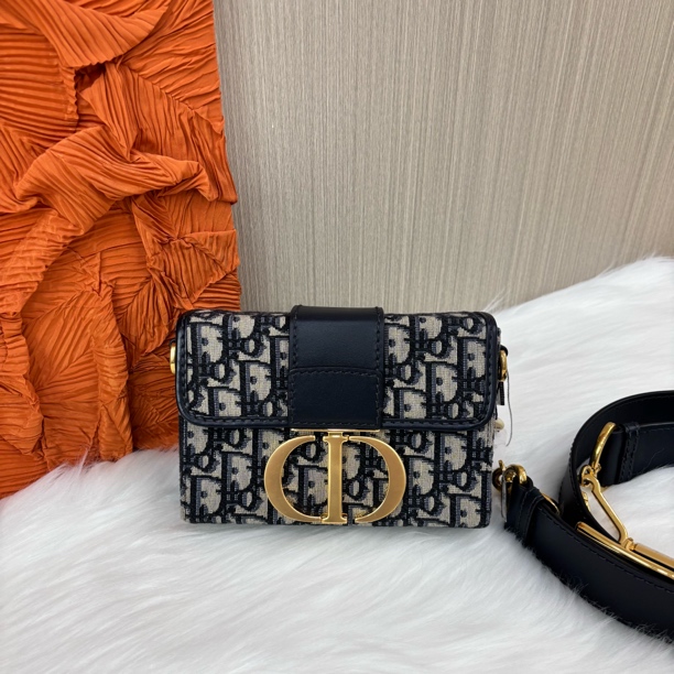 99新 DIOR/迪奥 老花蒙田box盒子包/香菜奢品