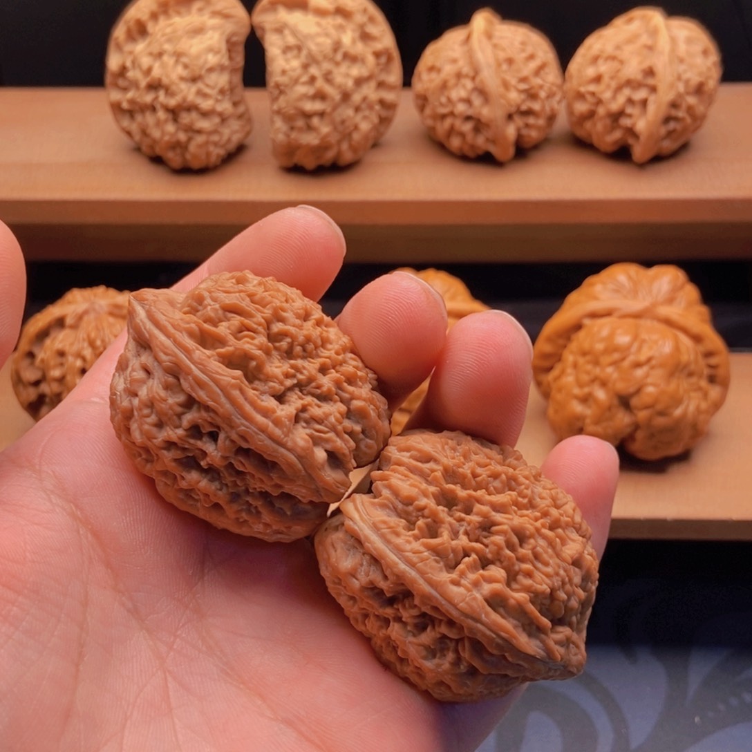 文玩核桃把件优**你大蒜头(36尺寸)