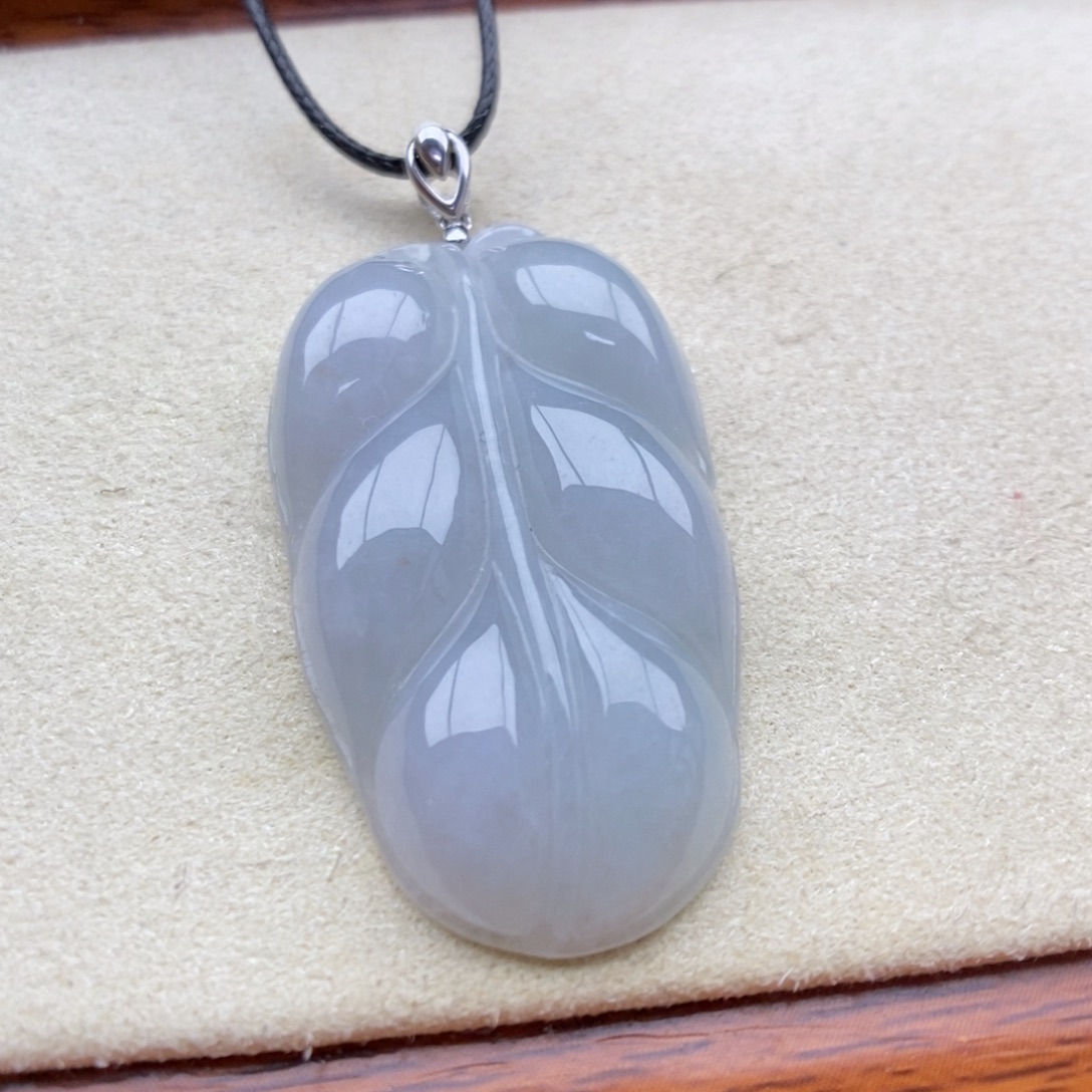 翡翠银S925镶嵌颈饰吊坠