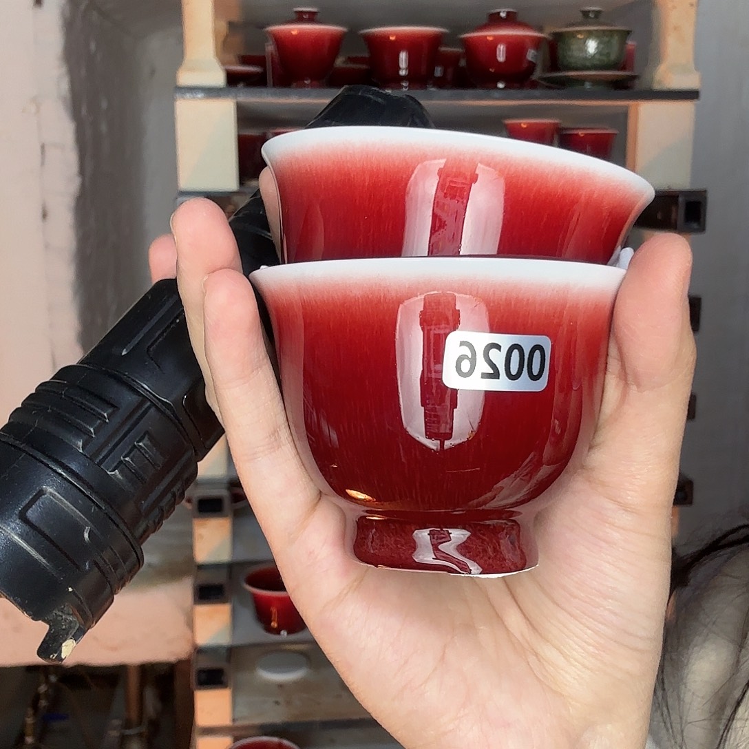 瓷片景德镇郎红陶瓷