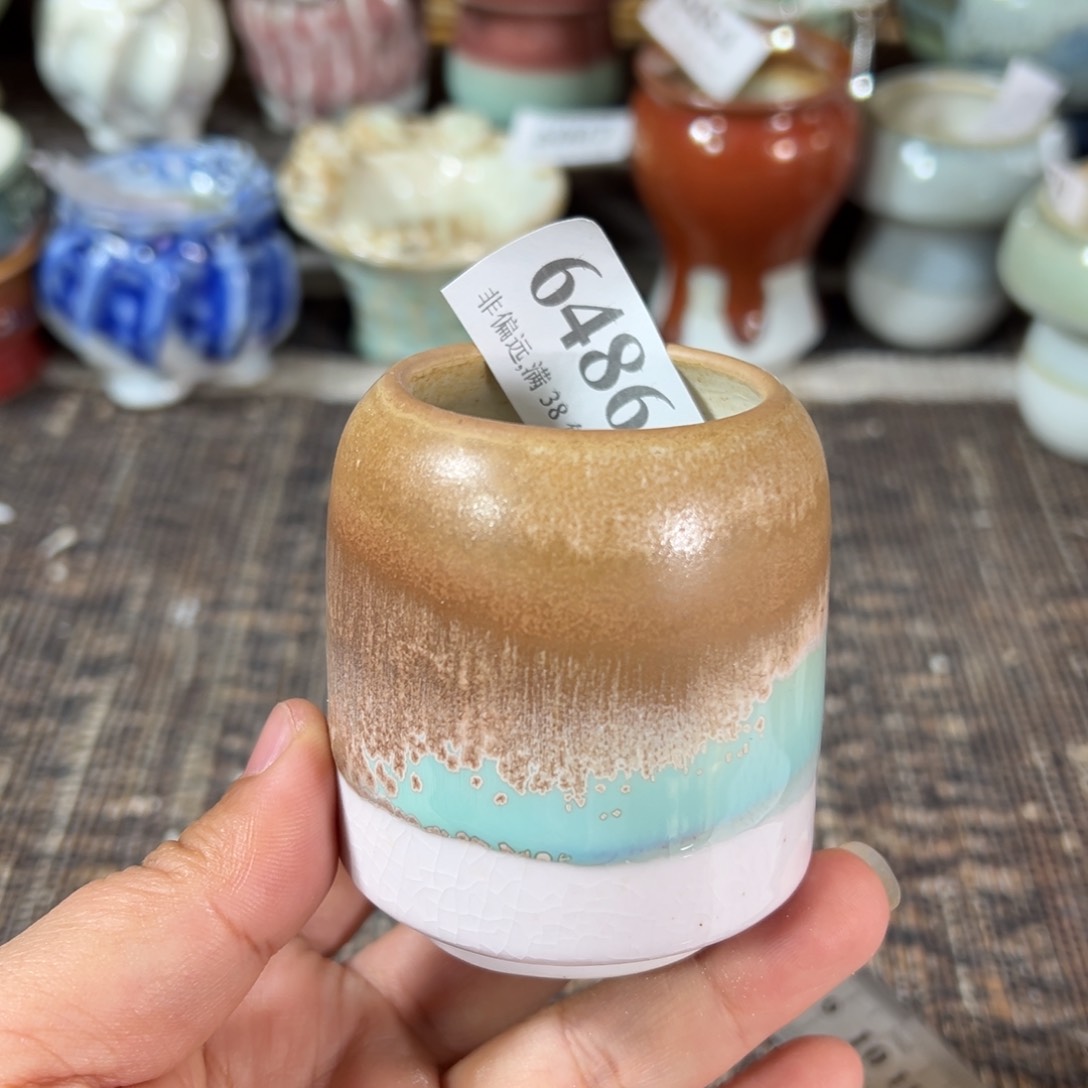 红陶景德镇手工花盆
