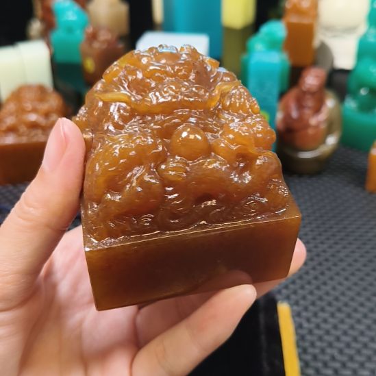 快***中寿山石印石快乐老师