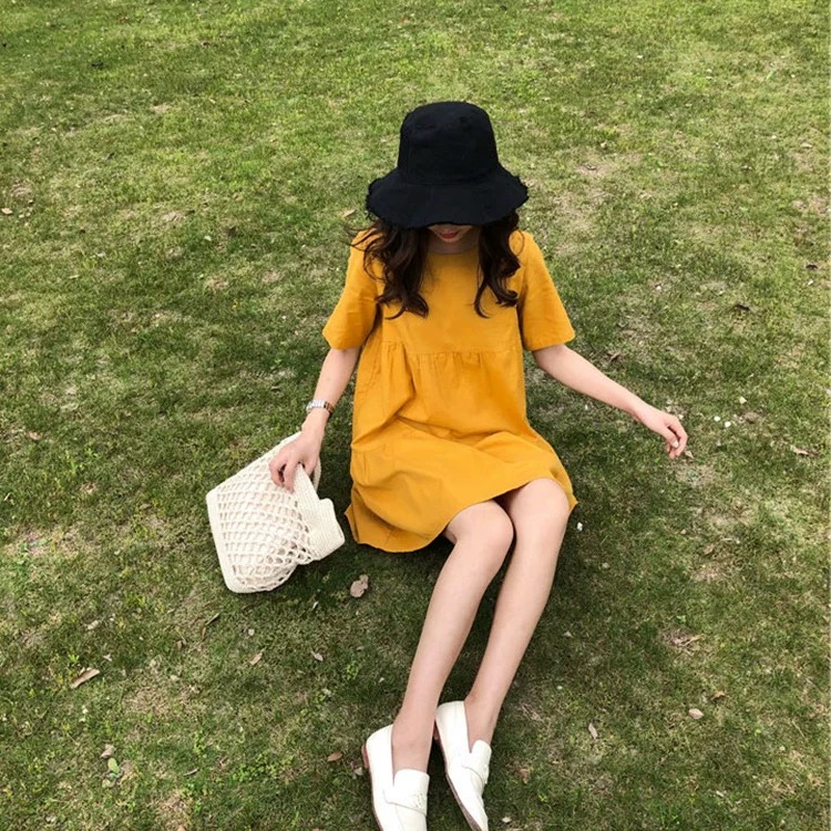 1211 GZF1气质时尚宽松连衣裙