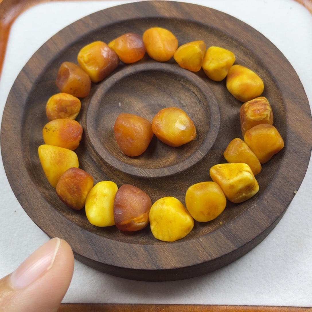 胖***妞定制琥珀未镶嵌定制