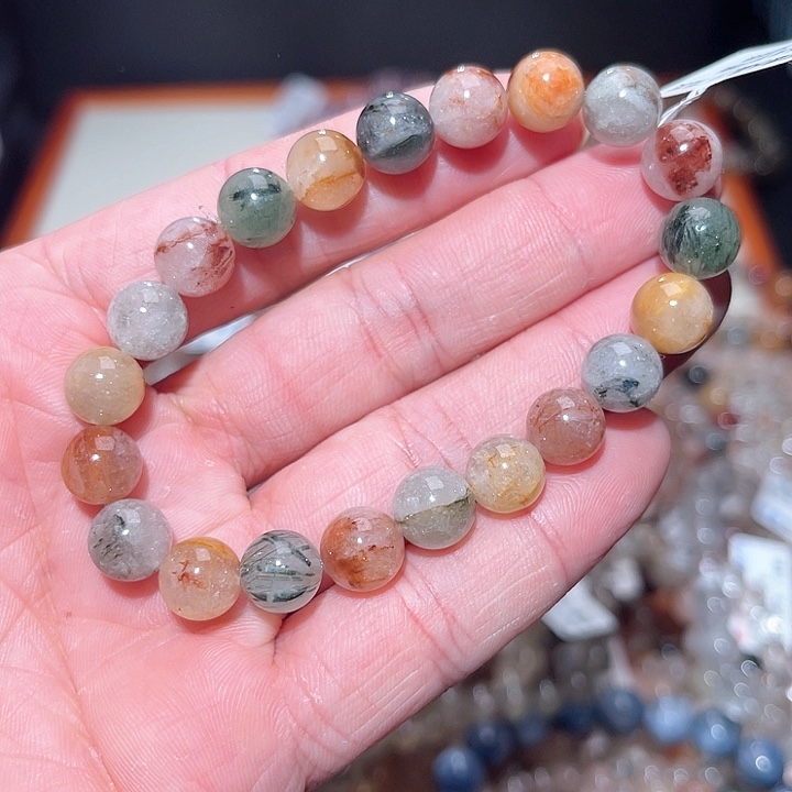 水晶手链未镶嵌214号多样性发一  9+