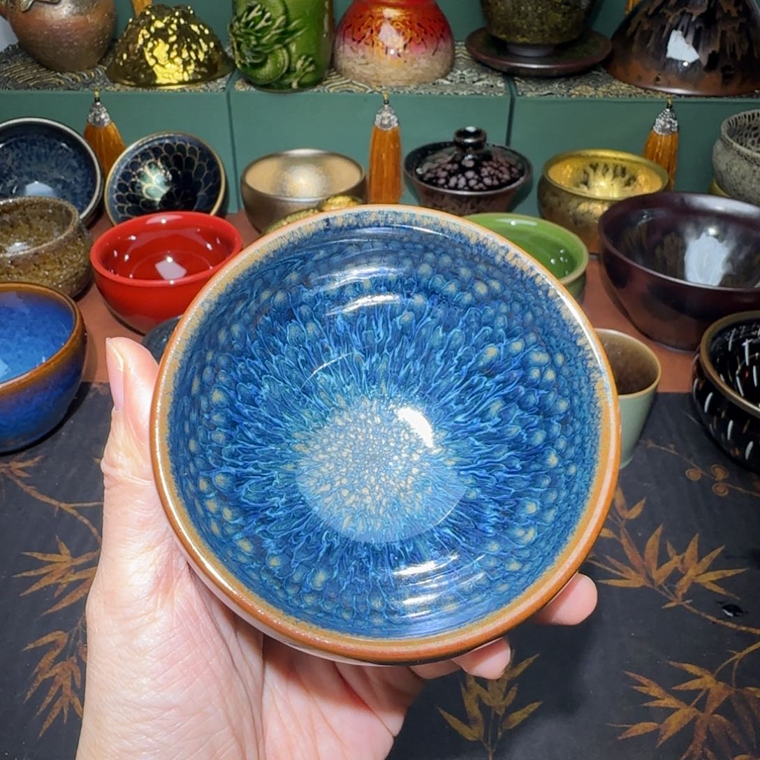 茶盏微瑕建盏，介意勿拍