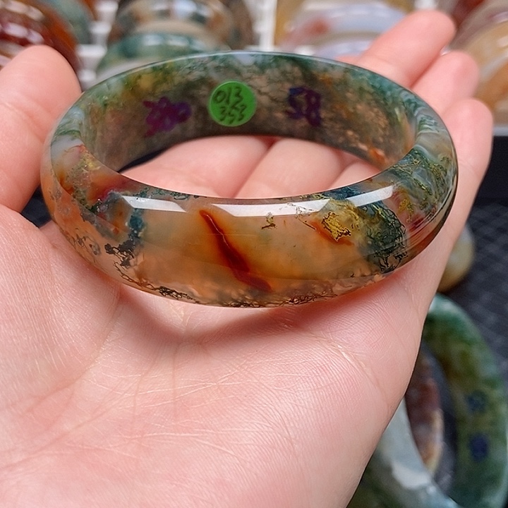 手镯玛瑙/玉髓未镶嵌如**生