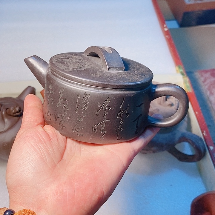 紫砂茶杯宜兴紫砂手工制作