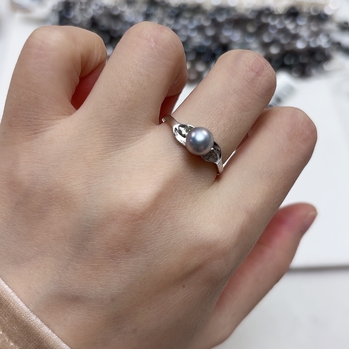 海水珍珠未镶嵌戒指