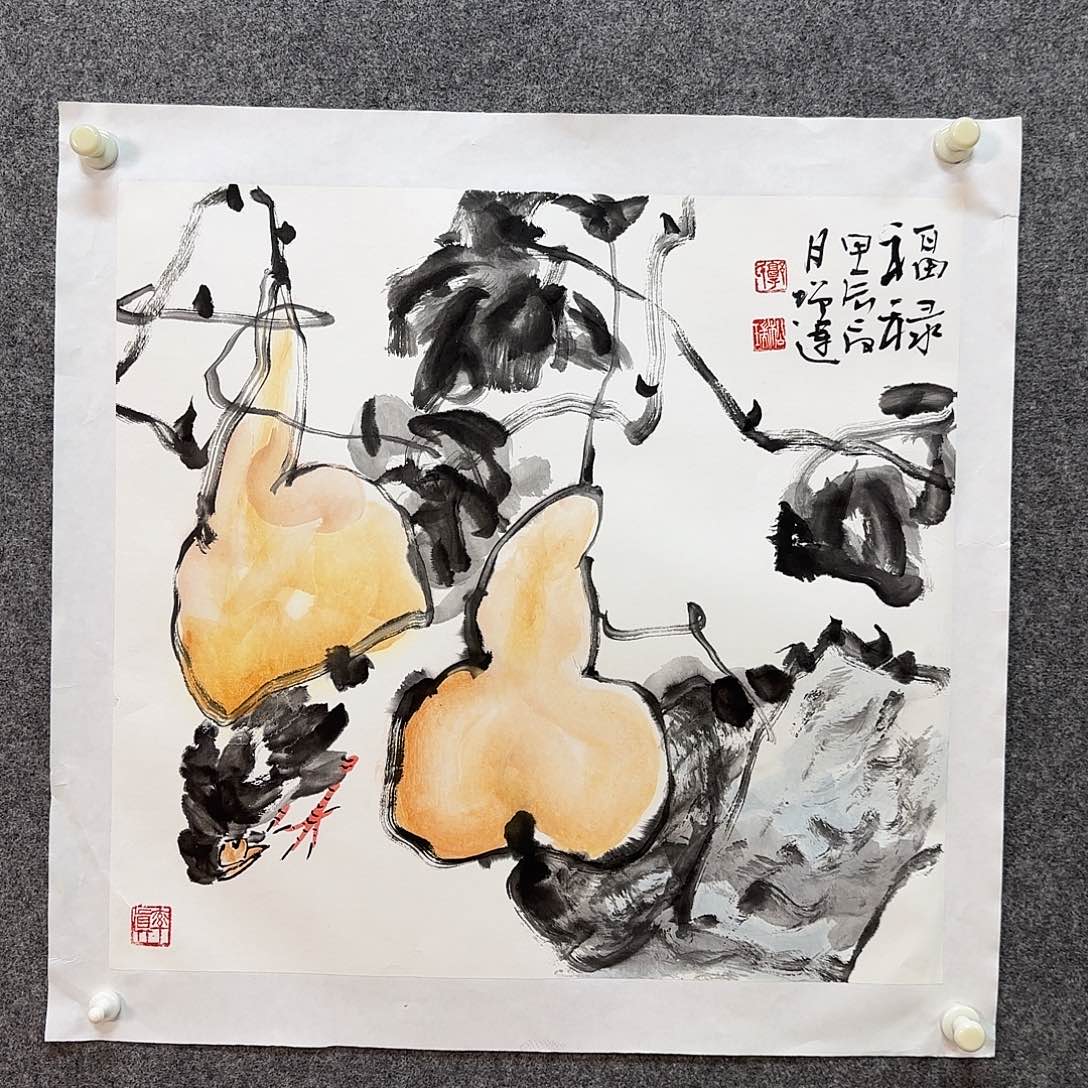 国画郭增运老师手绘作品