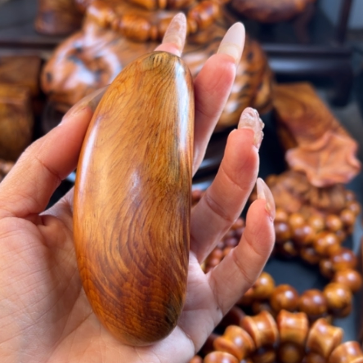 【闪购商品】松木（琥珀木）把件有瑕疵不退货