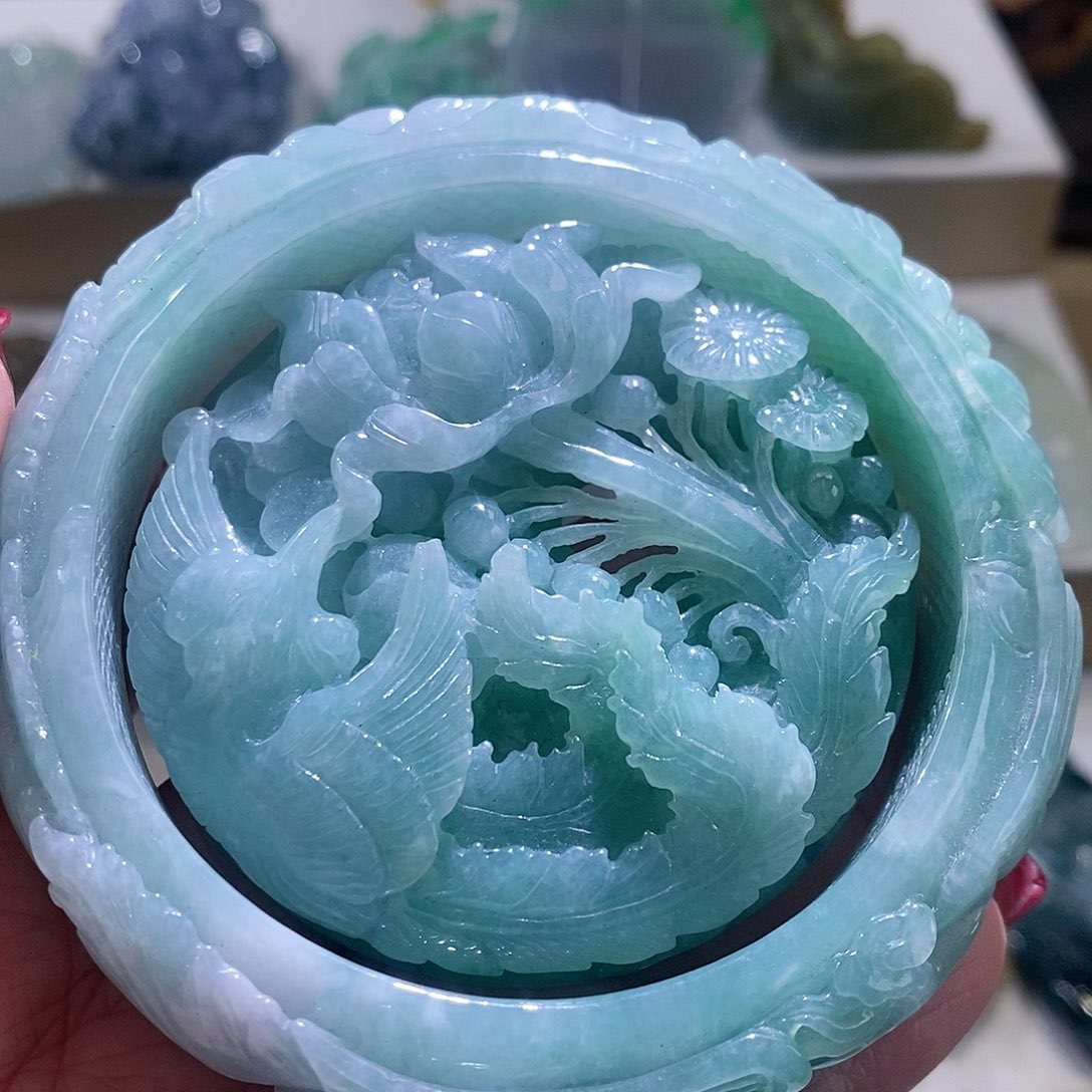 【闪购商品】翡翠颈饰未镶嵌凤凰