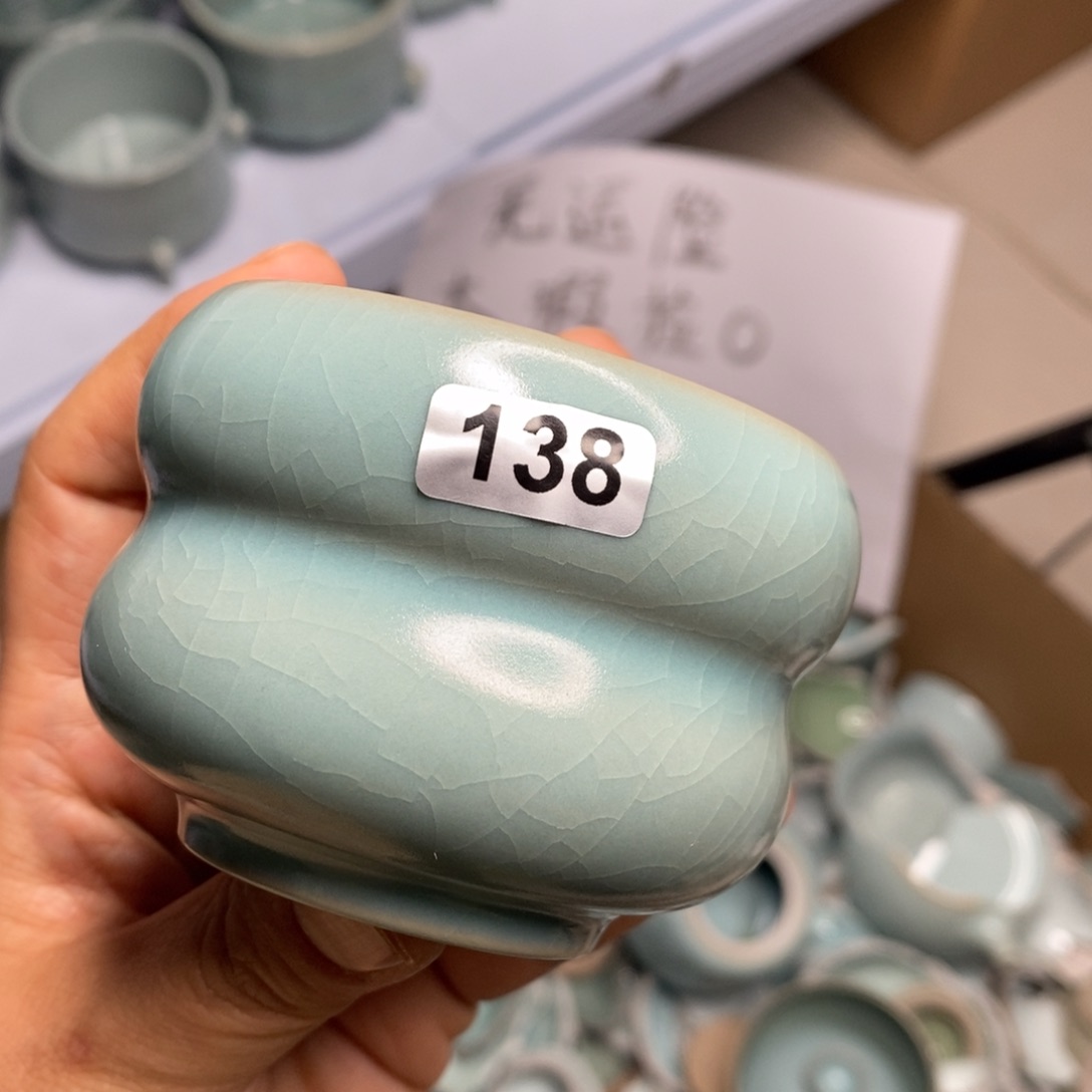 瓷片汝州原矿原釉138