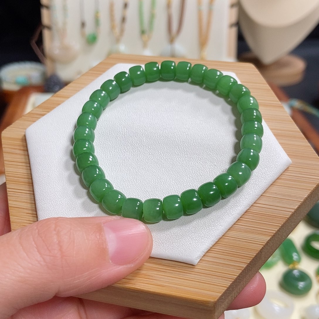 和田玉手串未镶嵌