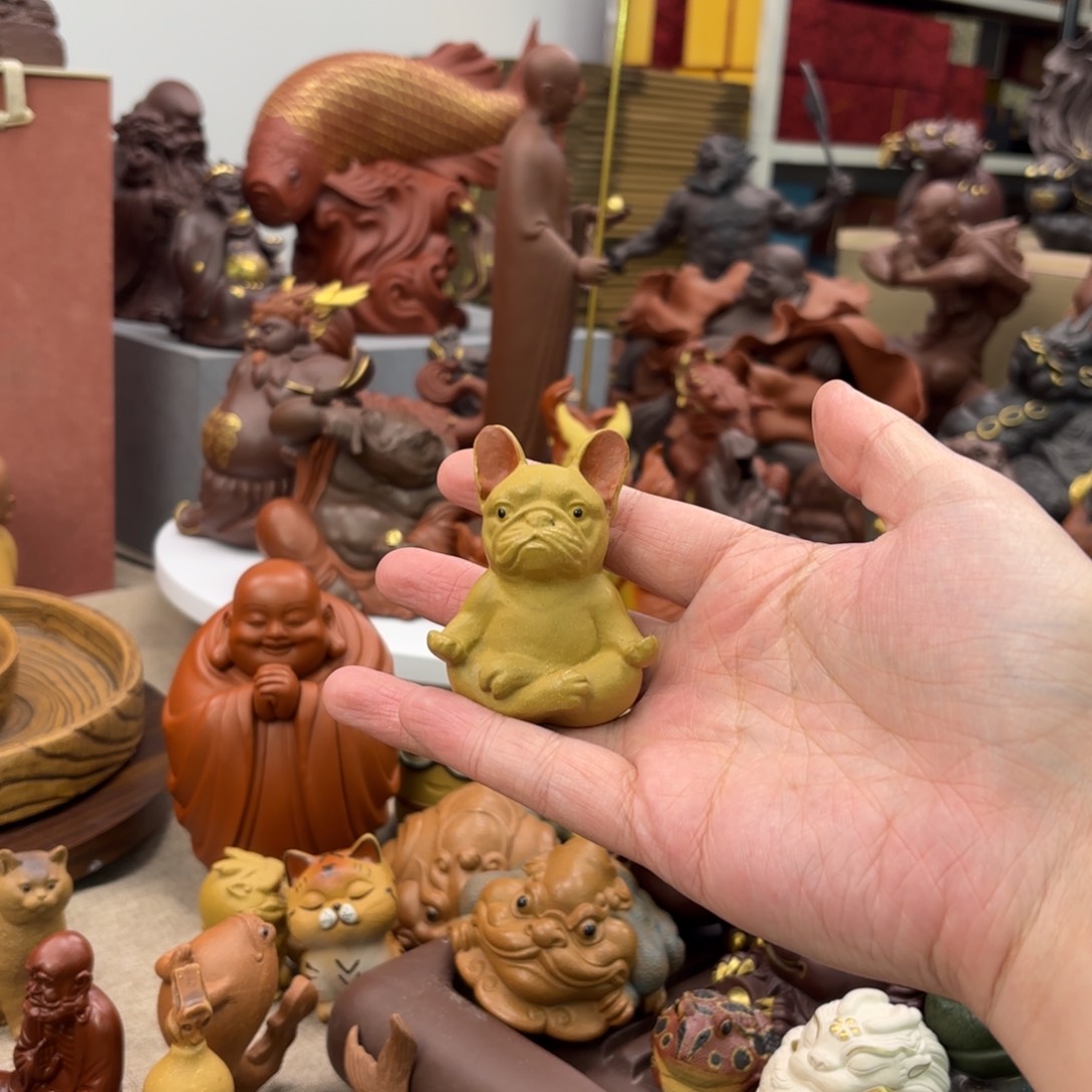 紫砂茶宠紫砂的味道真的