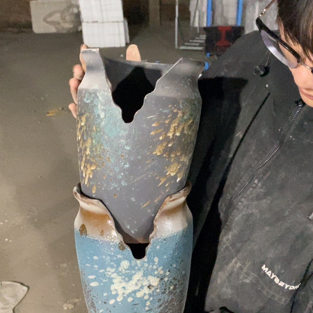 紫砂花盆瑕疵15/18x h j h h g v