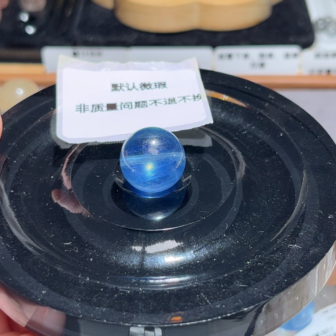 水晶手链未镶嵌?****）海蓝宝16.8