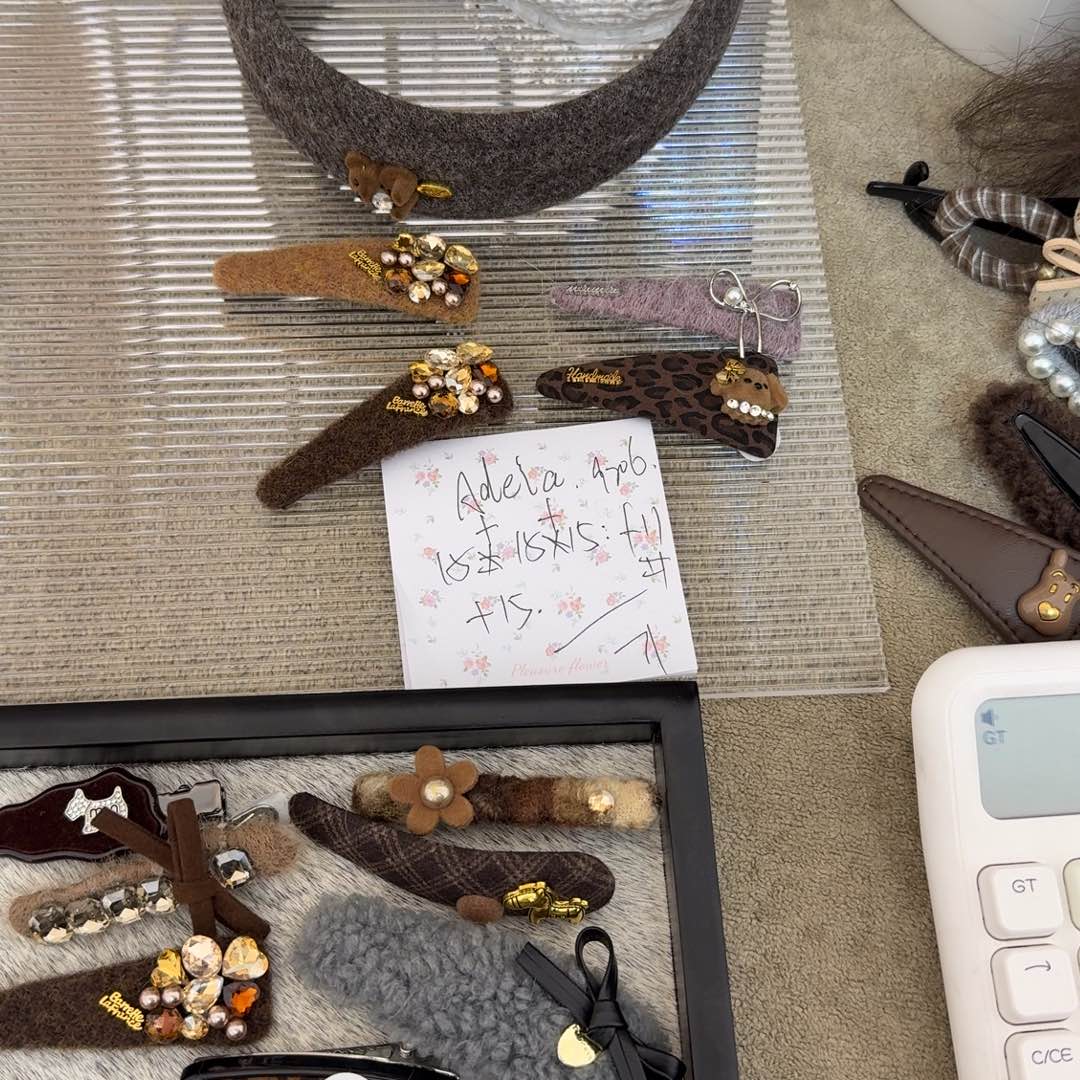 皮质铁合金发夹发箍