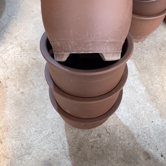 紫砂花盆50-4。18-13.5