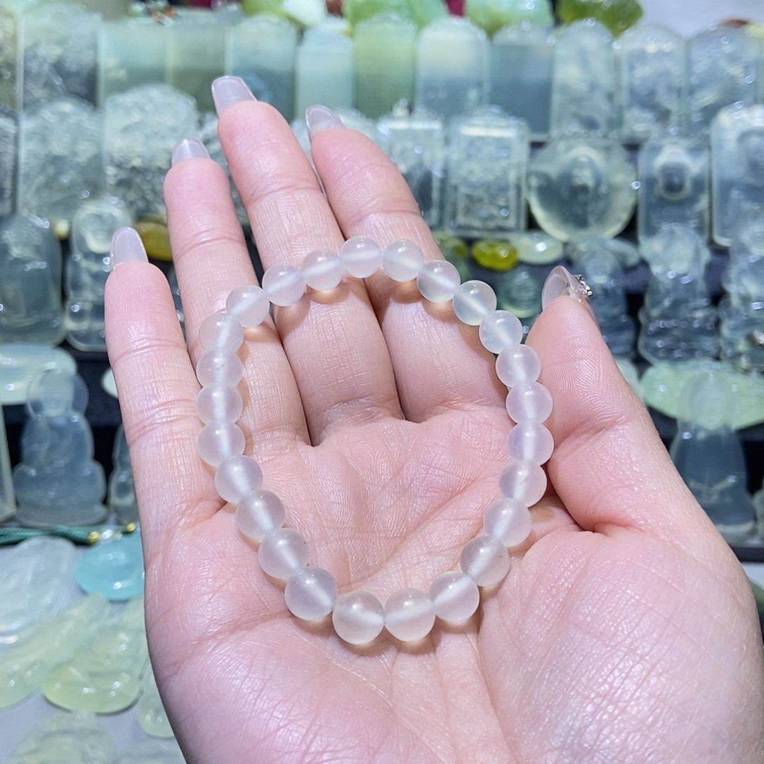 岫玉手链未镶嵌手链