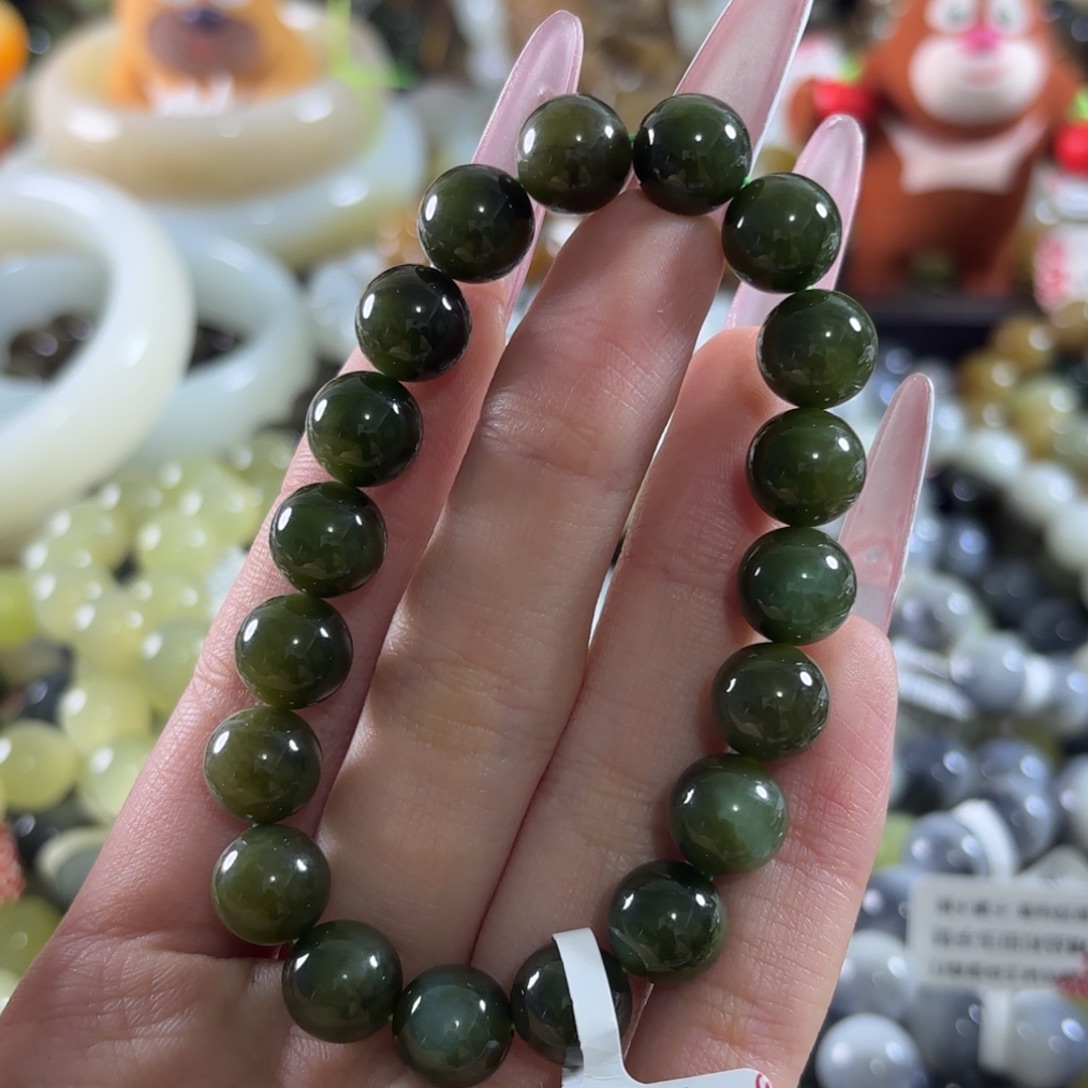 和田玉未镶嵌手链135