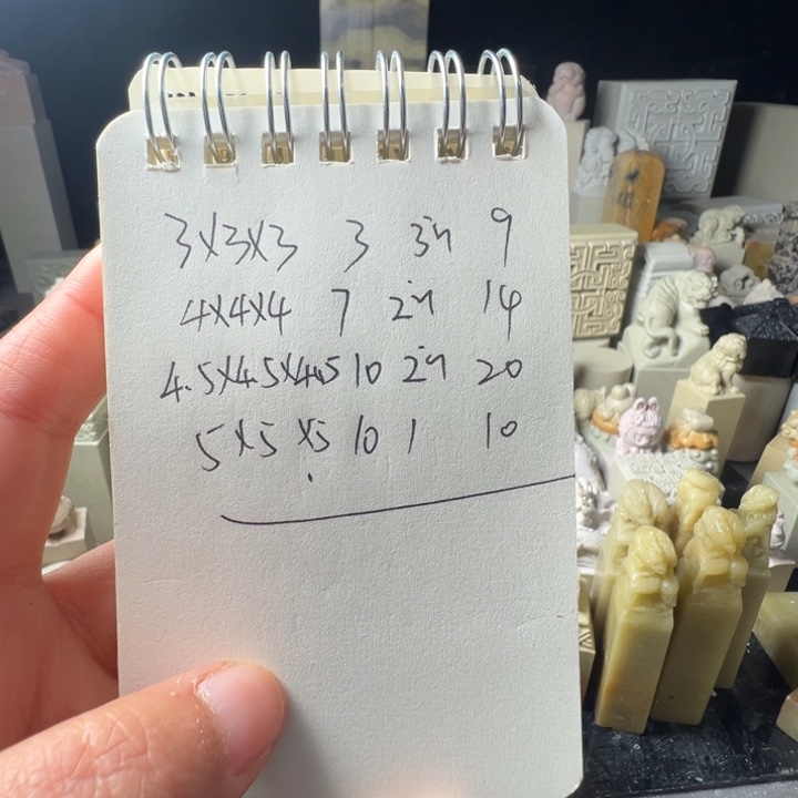 轻****青田石新矿印石如图