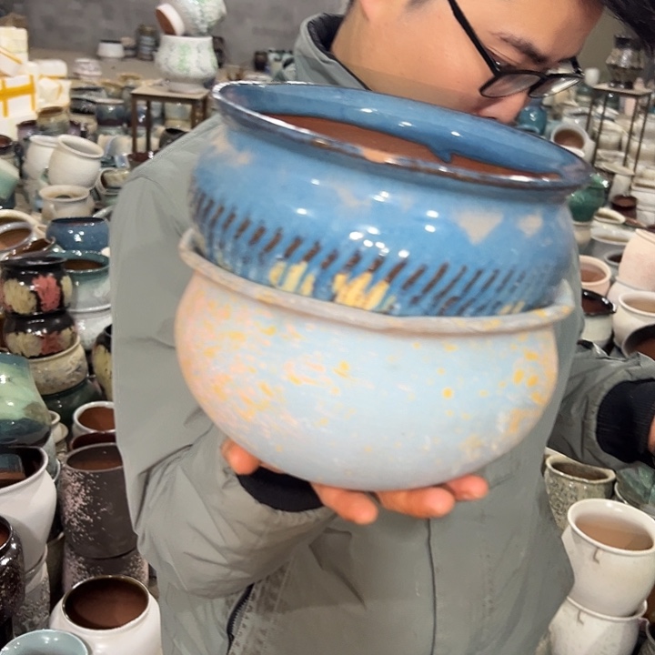 微瑕盐酥鸡啦啦花盆
