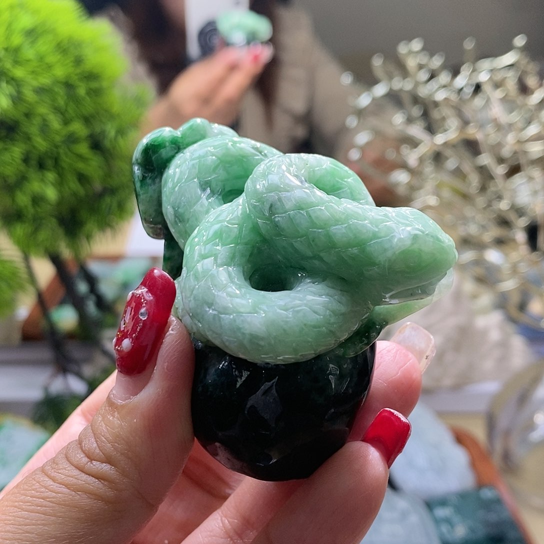 【闪购商品】翡翠颈饰未镶嵌蛇