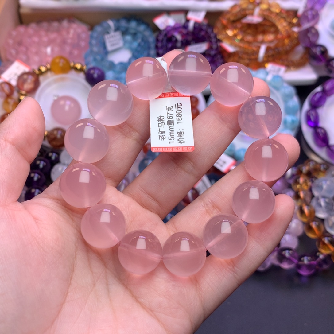 水晶未镶嵌手链手链