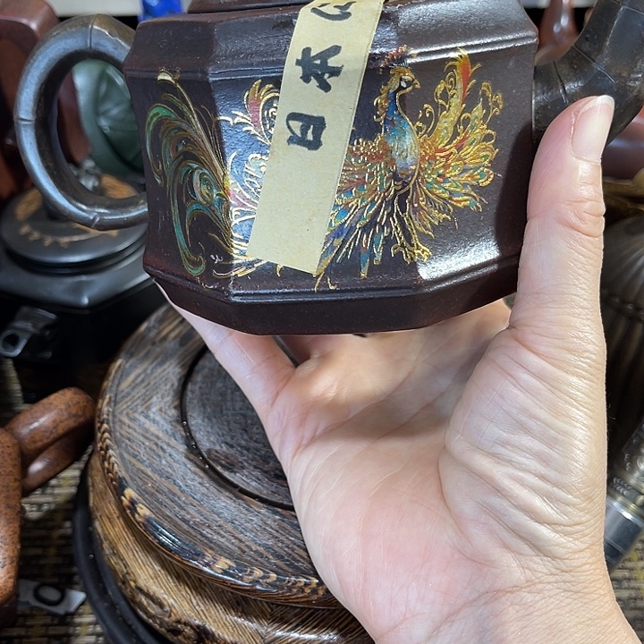 茶壶紫砂原矿泥料手工制作的一把紫砂壶