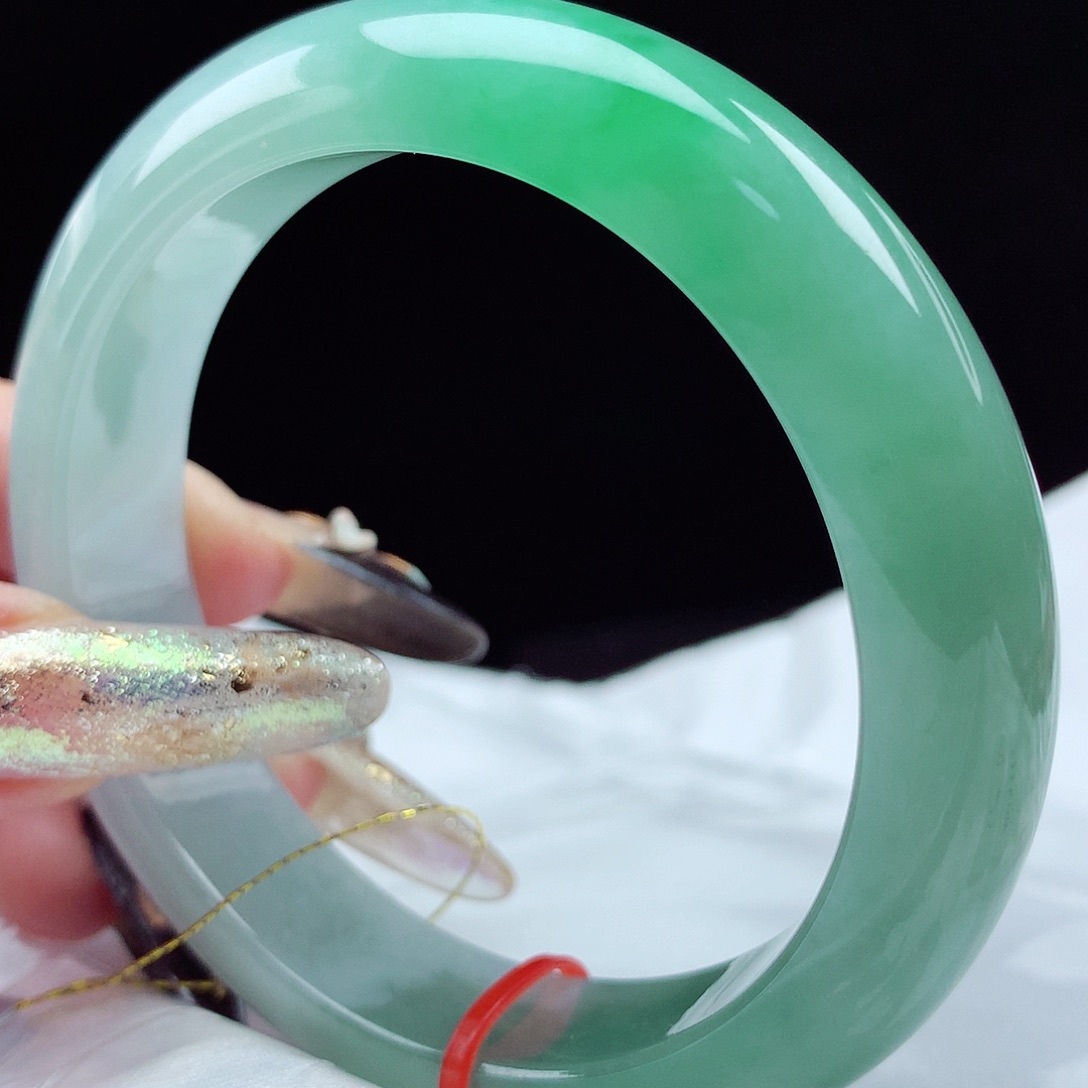 未镶嵌手镯翡翠56圈4558