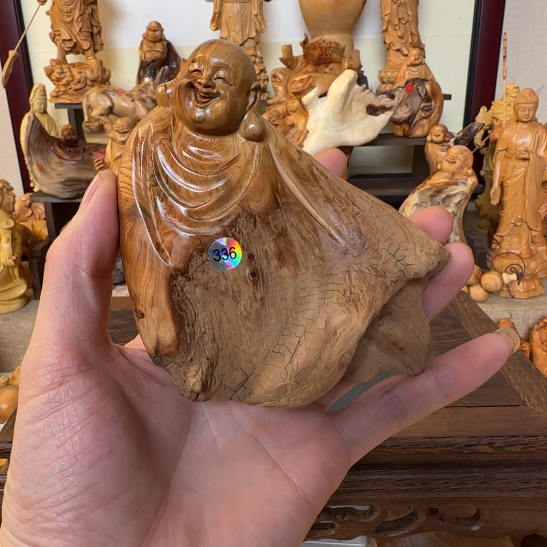 崖柏小木匠艺雕一物一拍