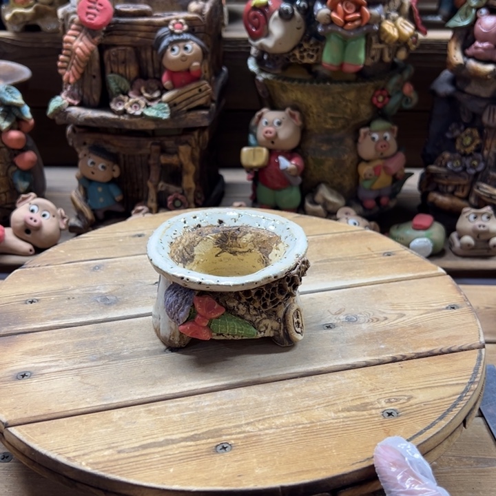 嘻哈多肉花盆百搭