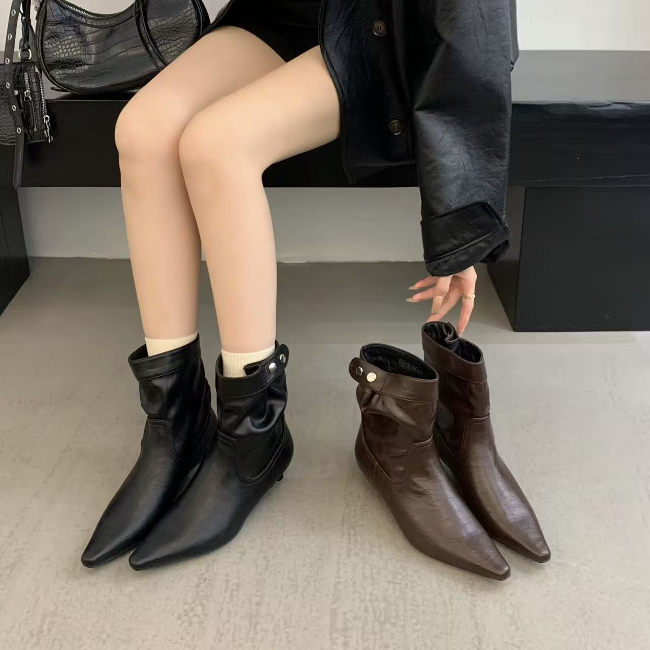 猪猪秋冬显瘦瘦靴-32921