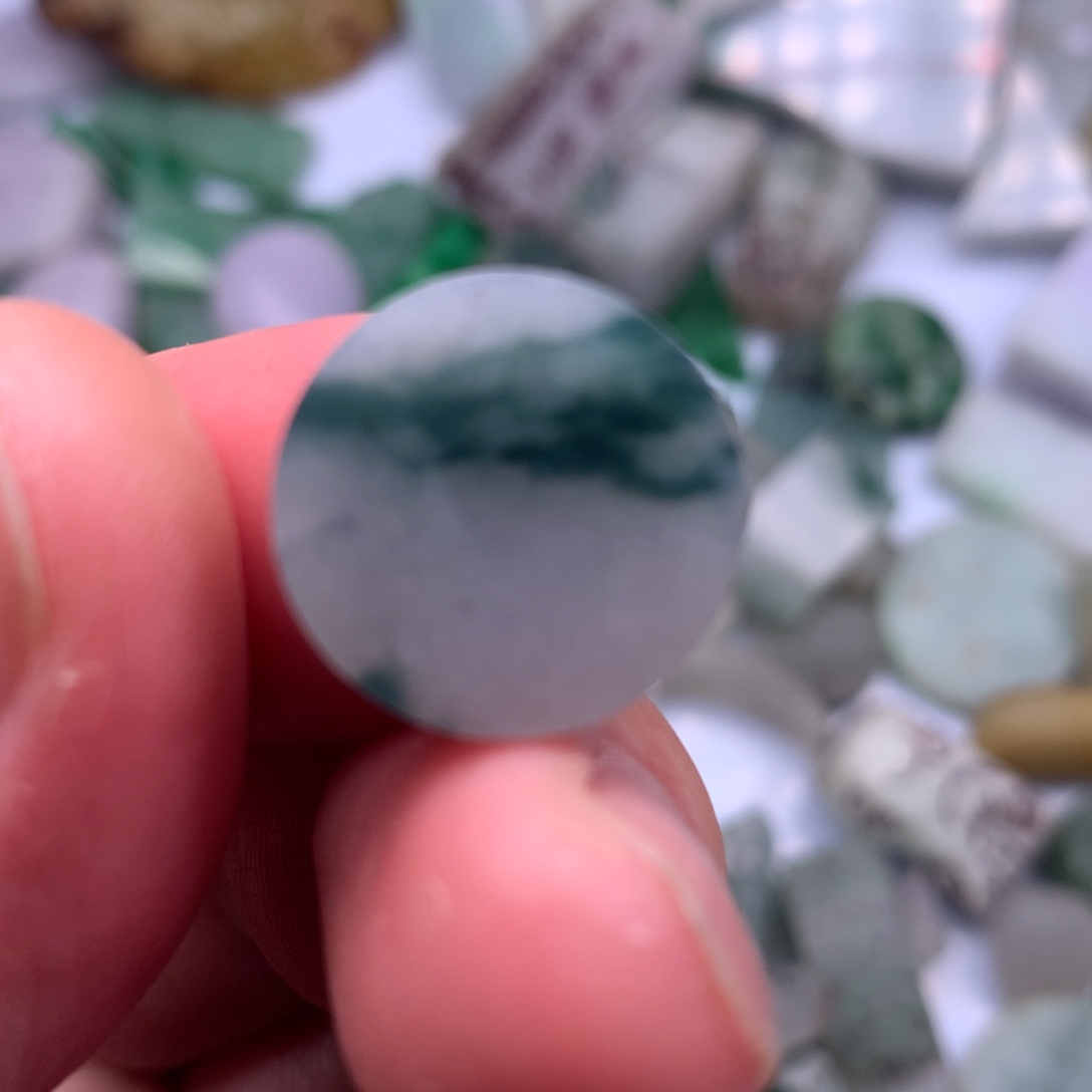 定制翡翠未镶嵌平安扣