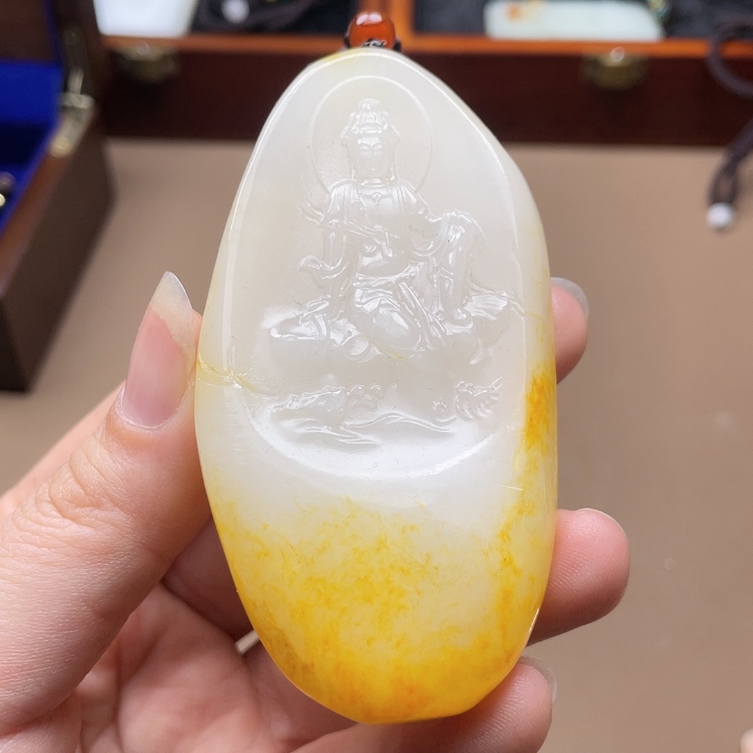 和田玉挂件未镶嵌F