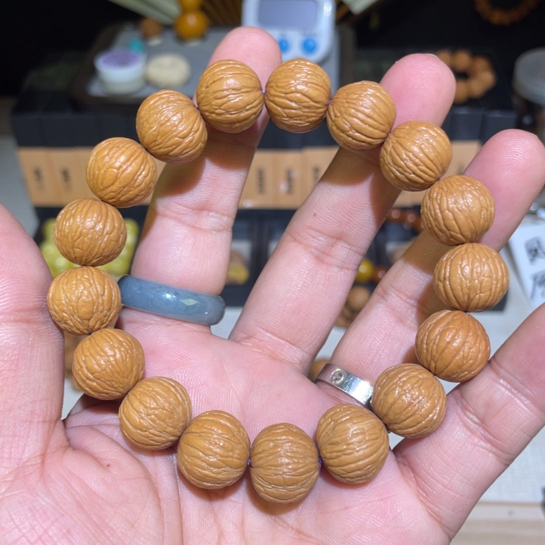 橄榄核手串/手链凤羽猴头手串15+