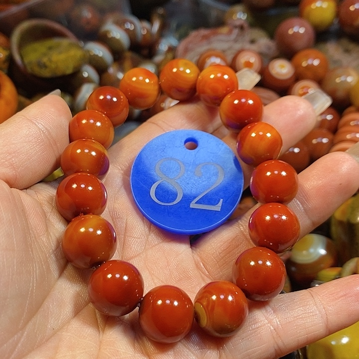 玛瑙/玉髓手链未镶嵌拂**端