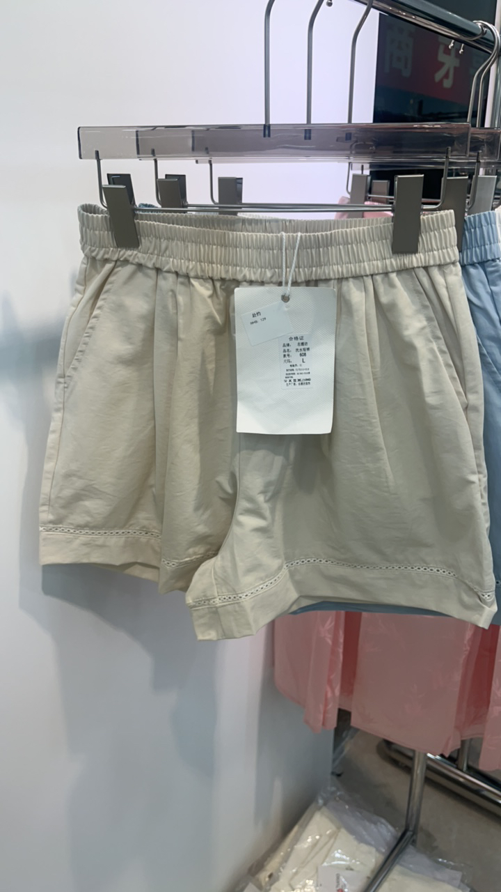 短裤夏季三分裤高弹显瘦阔腿短裤时尚