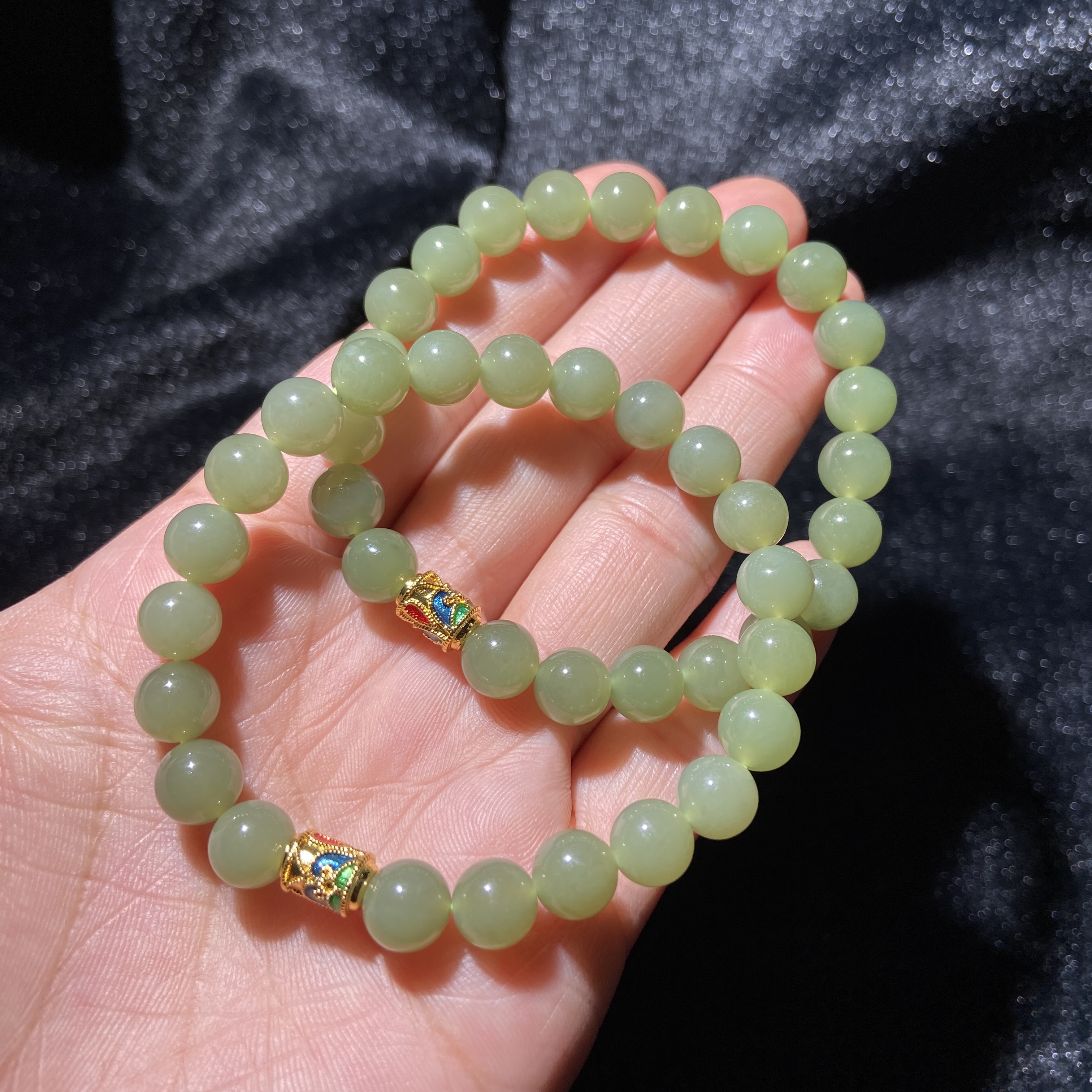 【星浩珠宝】和田玉DIY手串1-7T06H294【多样性发一件】8mm