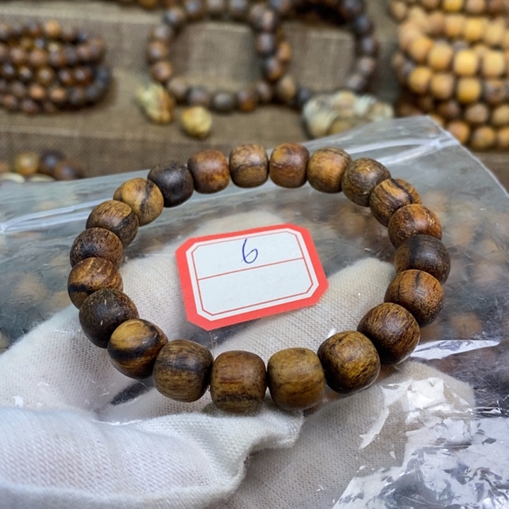 贡木手串/手链9/10黑油飘绿