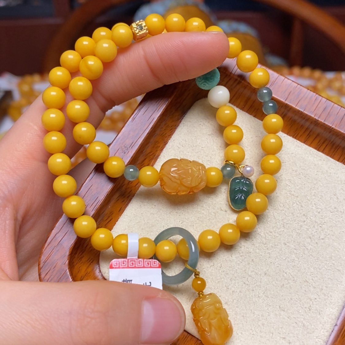 【闪购商品】蜜蜡手链未镶嵌手串