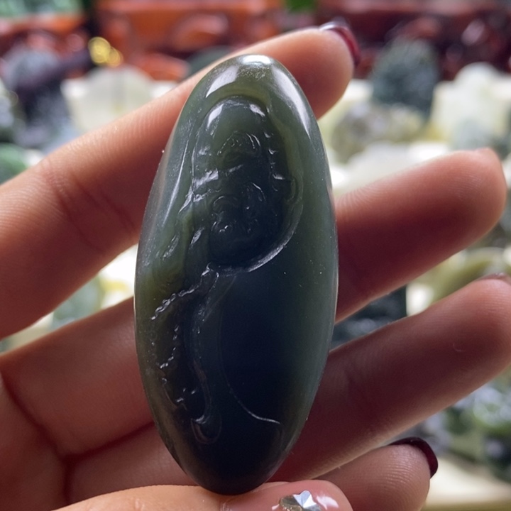 和田玉颈饰未镶嵌每**运